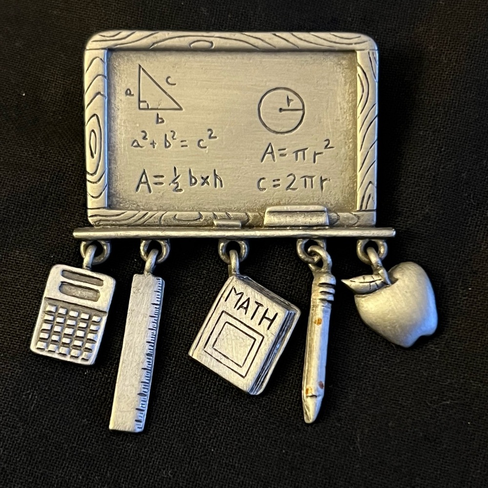 Vintage Teacher Brooch